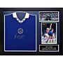 Leicester City Fc 1978 Lineker Signed Shirt (framed)