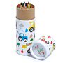 Fun Kids Colouring Pencil Tube - Little Tractors