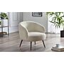 Gigi Boucle Accent Chair - Ivory