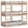 Vidaxl Triple Bunk Bed 90x190 Cm Solid Wood Pine