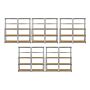 Monster Racking 10 X Galwix Galvanised Steel Shelves, 90cm Wide