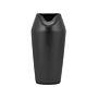 Decorative Table Vase Black Stoneware 33 Cm