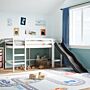 Vidaxl Kids' Loft Bed Without Mattress White 80x200 Cm Solid Wood Pine