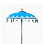 Bali Patio Parasol - Cotton - Turquoise Decor - 2m