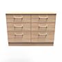 Devon 6 Drawer Midi Chest In Bardolino Oak