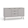 Augusta Grey Medium Sideboard With 2 Door, 3 Drawers