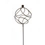 Tangle Ball On 4ft Stem Empty Bare Metal/ready To Rust