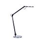 Desk Led Lamp Black Metal Aluminum With Base Double Dimming Touch Switch Light