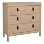 Barcelona Chest 3 Drawers In Jackson Hickory Oak