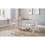 Savoy Dining Set - White/natural