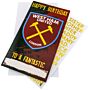 West Ham United Fc Personalised Birthday Card