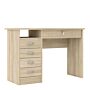 Function Plus Desk 5 Drawers In Oak