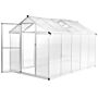 Vidaxl Greenhouse Aluminium 302x190x195 Cm 11.19 M³