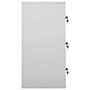 Vidaxl Locker Cabinets 2 Pcs Light Grey And Green 90x45x92.5 Cm Steel