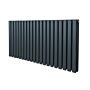 Oval Column Radiator – 600mm X 1200mm – Anthracite Grey