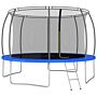 Vidaxl Trampoline Set Round 366x80 Cm 150 Kg