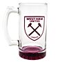 West Ham United Fc Stein Glass Tankard