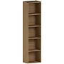 Oxford 5 Tier Cube Bookcase, Oak