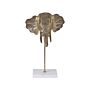 Home Decoration Gold Aluminum Elephant Shaped Table Decor Figurine