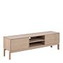 Linley 2 Door Tv Unit In White Oak