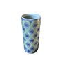 Green And White Diamond Print Umbrella Stand