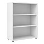 Prima Bookcase 2 Shelves In White