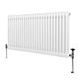 Traditional 2 Column Radiator - 600 X 1192mm - White