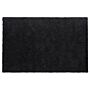 Shaggy Area Rug Black 200 X 300 Cm Modern High-pile Machine-tufted Rectangular Carpet