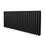 Oval Column Radiator – 600mm X 1440mm – Black