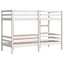 Vidaxl Bunk Bed White 80x200 Cm Solid Wood Pine