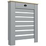 Homcom 95.5h X 78wcm Radiator Cover, With Drawer - Grey