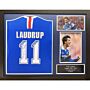 Rangers Fc Laudrup Signed Shirt (framed)