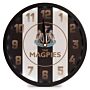 Newcastle United Fc Led Stripe Wall Clock