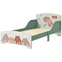 Zonekiz Toddler Bed Frame, Kids Bedroom Furniture For Ages 3-6 Years, Green