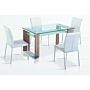 Zola Dining Table White & Natural