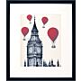 Red Hot Air Balloons & Iconic Buildings Ii