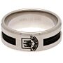 West Ham United Fc Black Inlay Ring Medium Ct