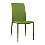 Chatham Fabric Chair Green With Green Metal Legs (4s)