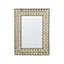 Wall Mounted Hanging Mirror Gold 69 X 90 Cm Rectangular Decorative Frame