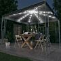 Vidaxl Gazebo With Led String Lights 300x300 Cm Anthracite