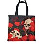 Tote Shopping Bag - Skulls And Roses