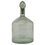 Smoked Sage Glass Bottle With Stopper