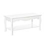 Homcom Coffee Tea Table End Table Wooden Furniture 2 Layer Design W/storage Shelf 94l X 44w X 42h (cm)