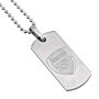 Arsenal Fc Slim Dog Tag & Chain