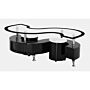 Krista Black High Gloss Coffee Table With Black Border