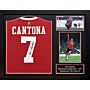 Manchester United Fc Cantona Signed Shirt (framed)