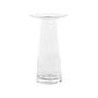 Flower Vase Transparent Glass 26 Cm Decorative Round Shape Tabletop Home Decoration