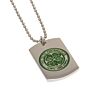 Celtic Fc Enamel Crest Dog Tag & Chain