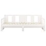 Vidaxl Pull-out Day Bed White Solid Wood Pine 2x(90x200) Cm