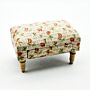 Roses Design Footstool With Drawer